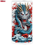 Dragon Puff Towel | Unique Prints | loromax.com