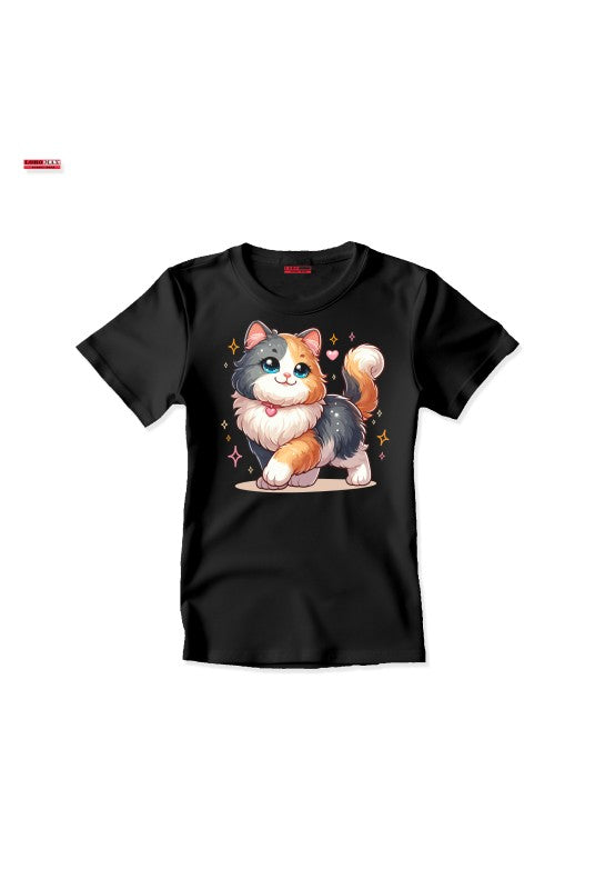Дамска тениска Cut Cat black