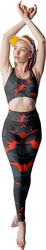 Клин и топ Red Camo