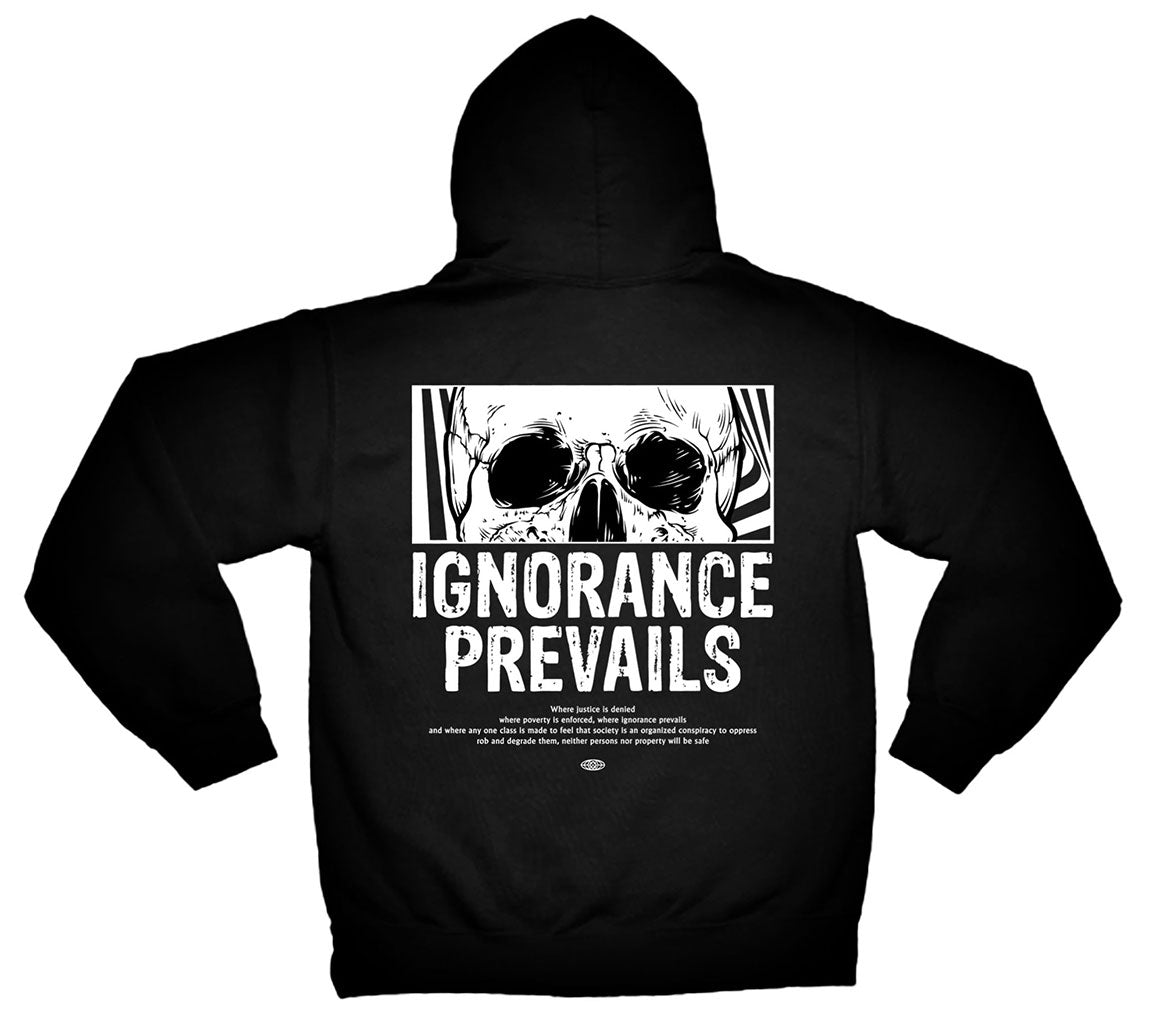 Мъжки суитшърт с цип IGNORANCE | Уникални продукти | loromax.com