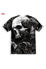 Детска тениска за момиче Hell Skull