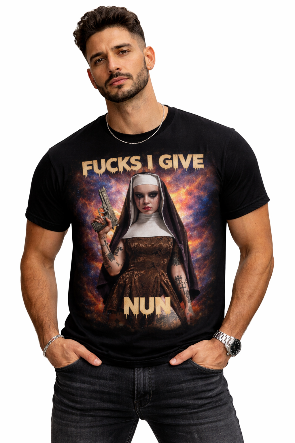 Men's T-shirt NUN | Unique Products | loromax.com