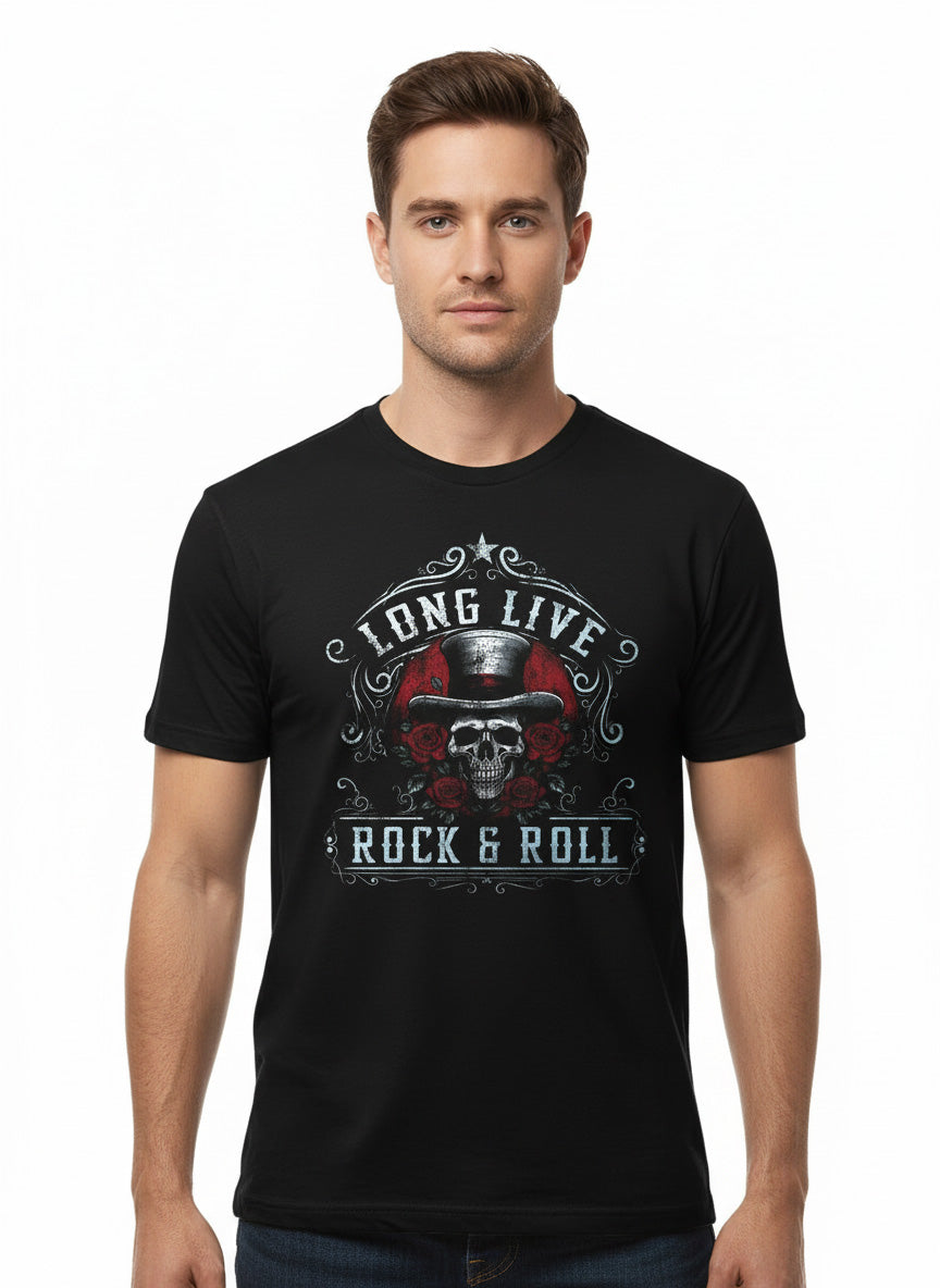 Мъжка тениска Rock&Roll | Уникални продукти | loromax.com