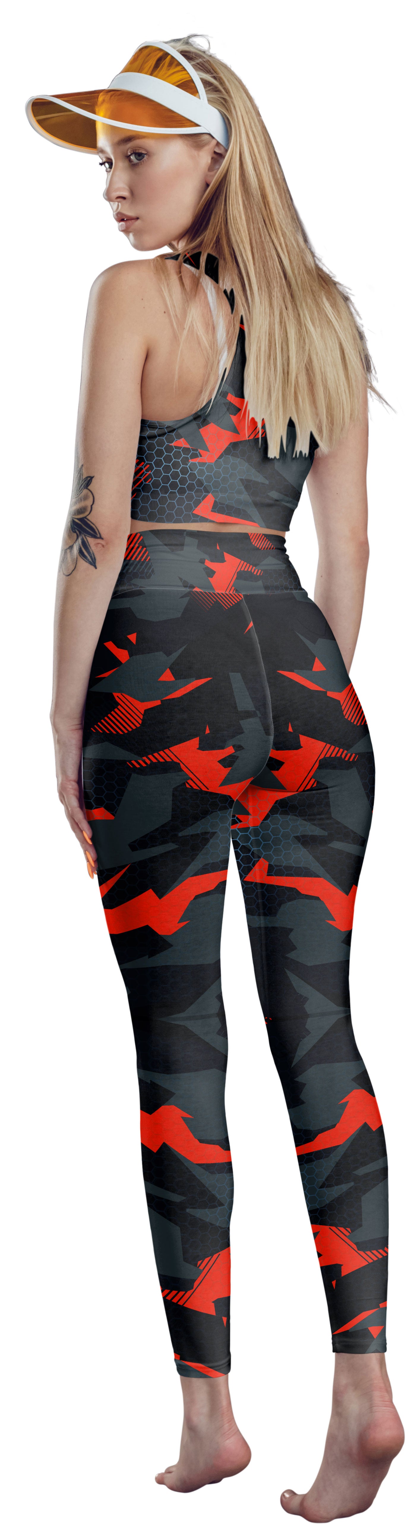Клин и топ Red Camo