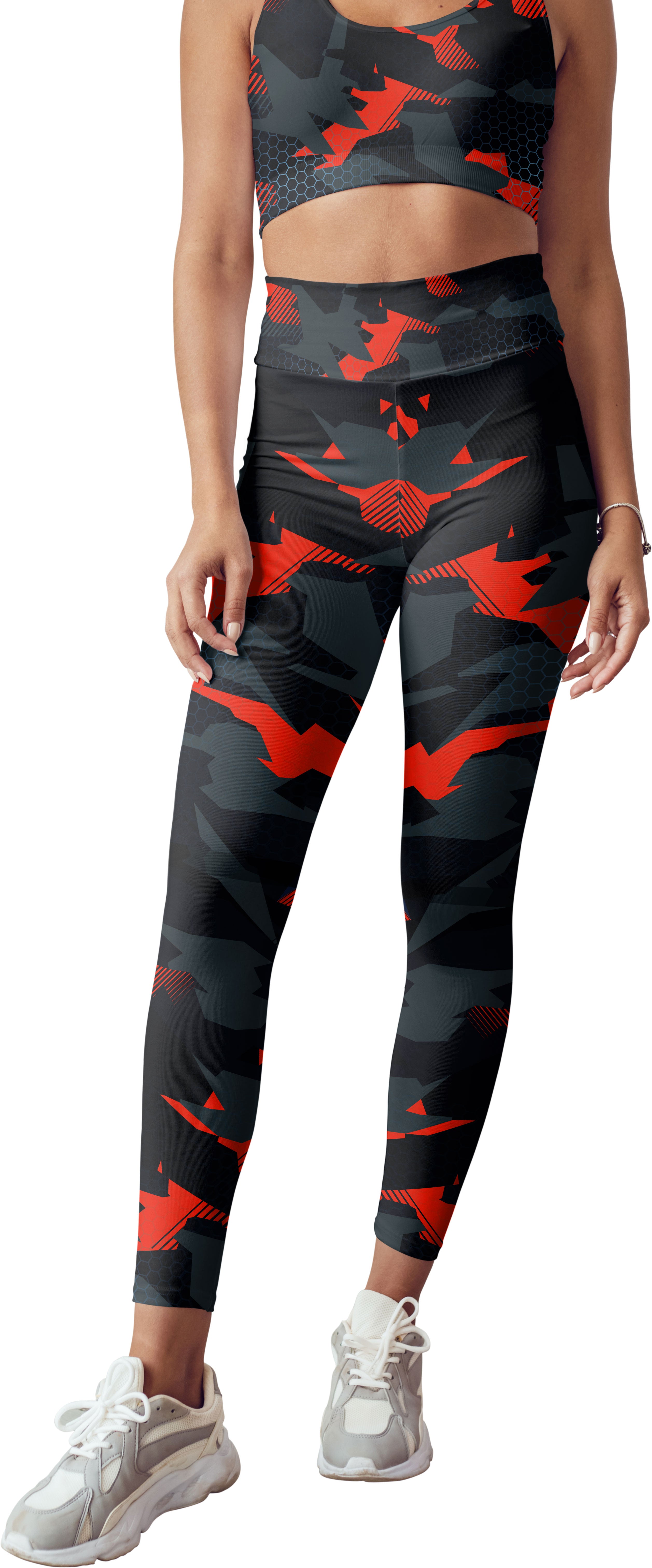Клин и топ Red Camo