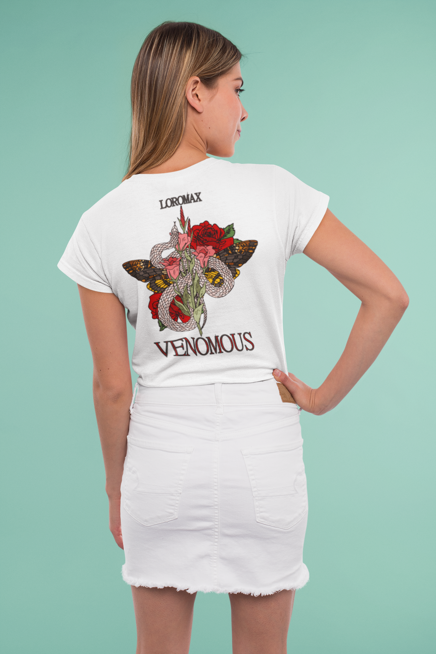 Дамска тениска oversize VENOMOUS