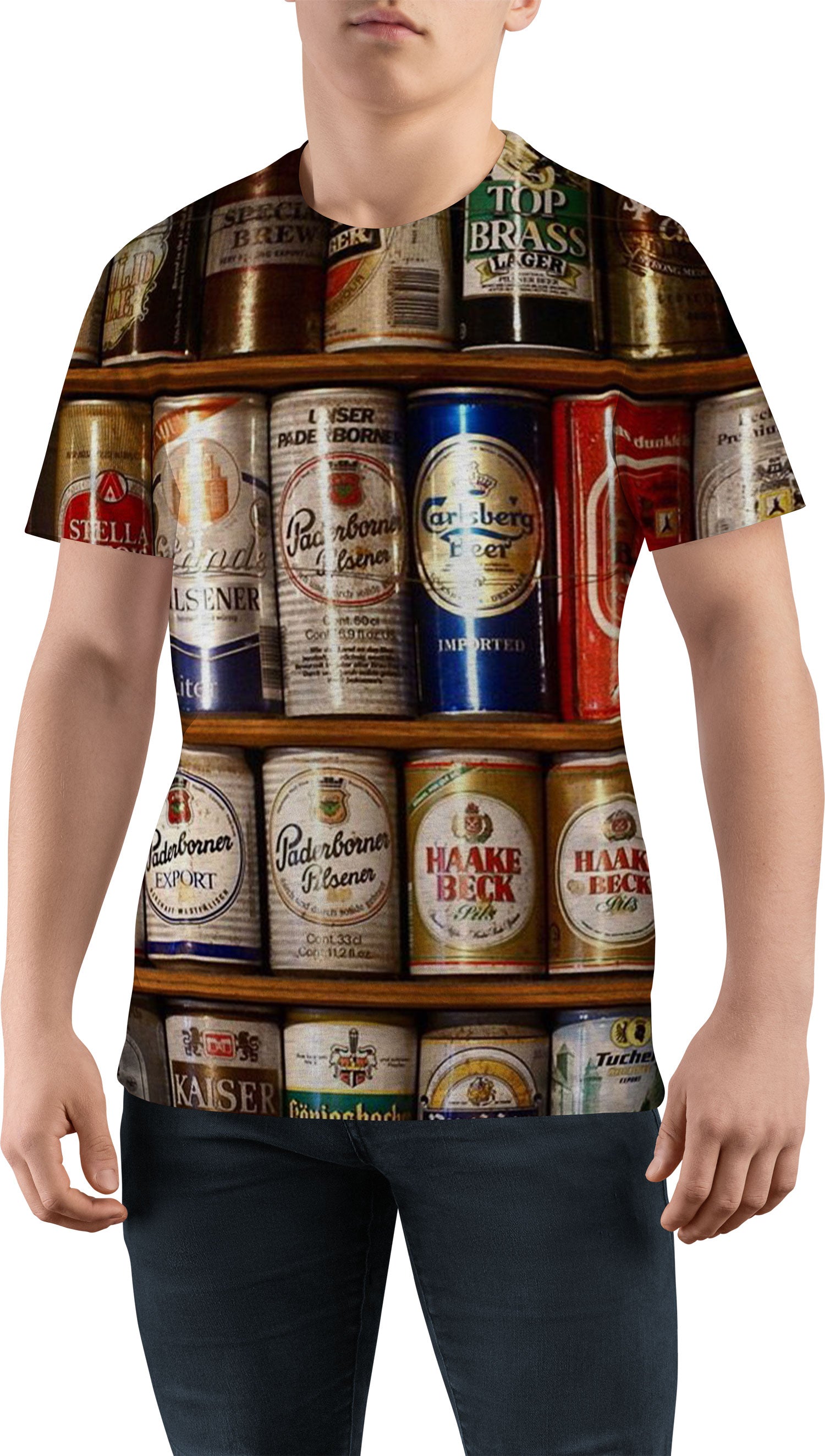 Мъжка тениска Beer Cans