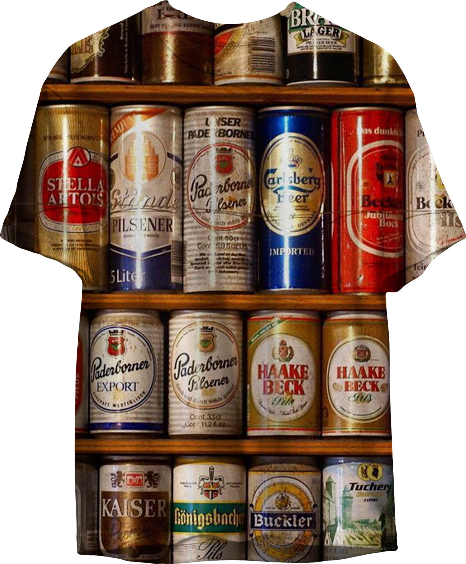 Мъжка тениска Beer Cans