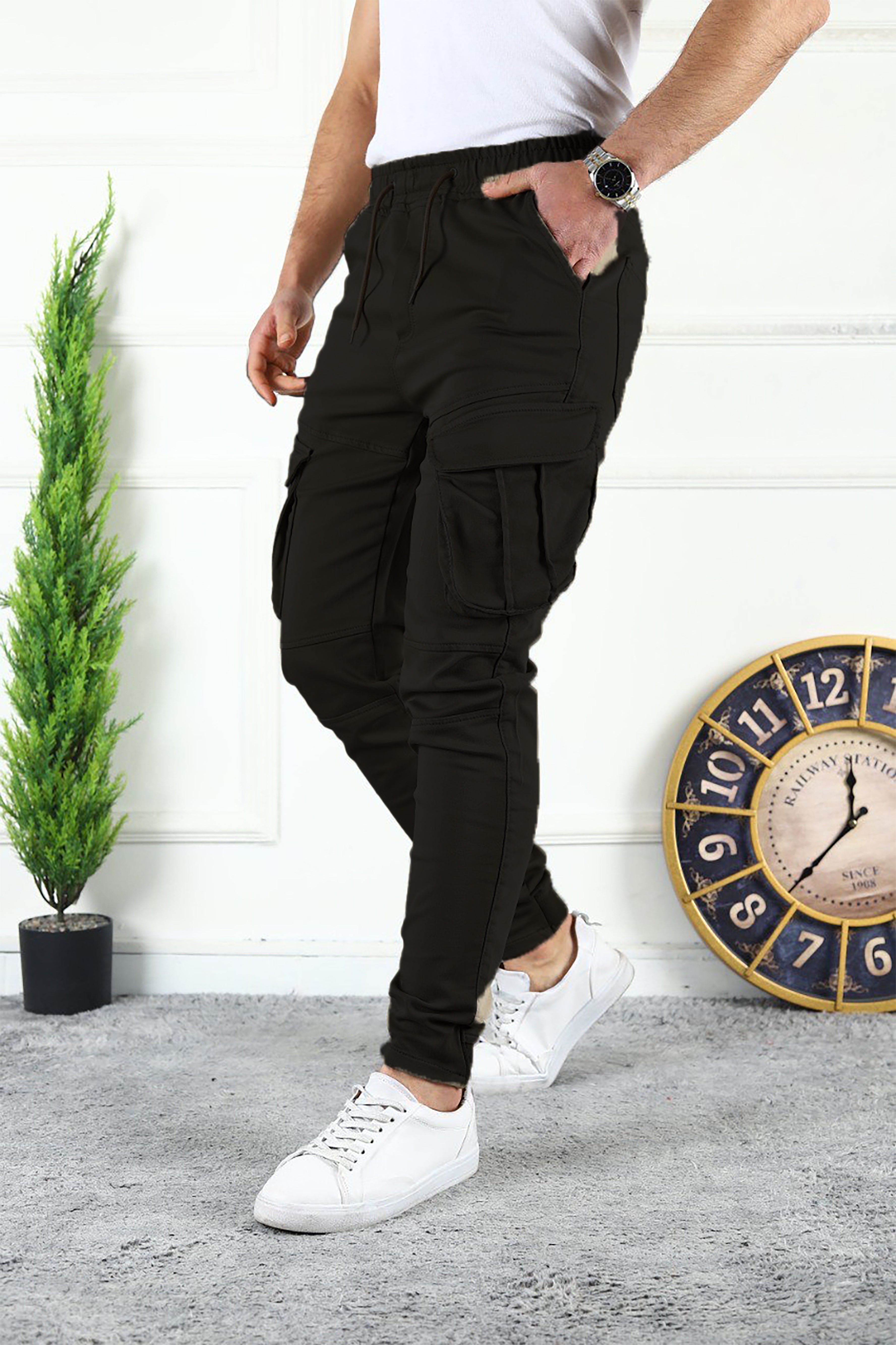 Мъжки Карго панталон Kingston | Street wear облекла от loromax.com на Супер цени