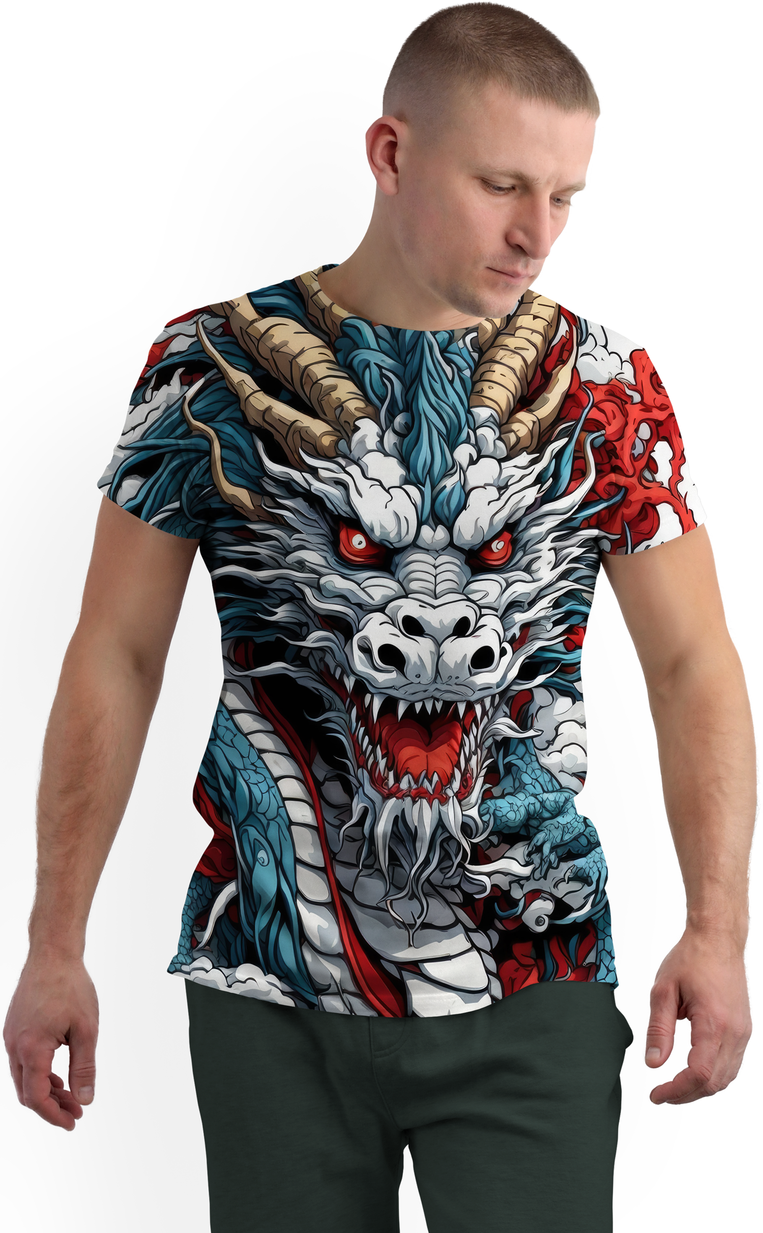 Мъжка тениска Dragon Puff