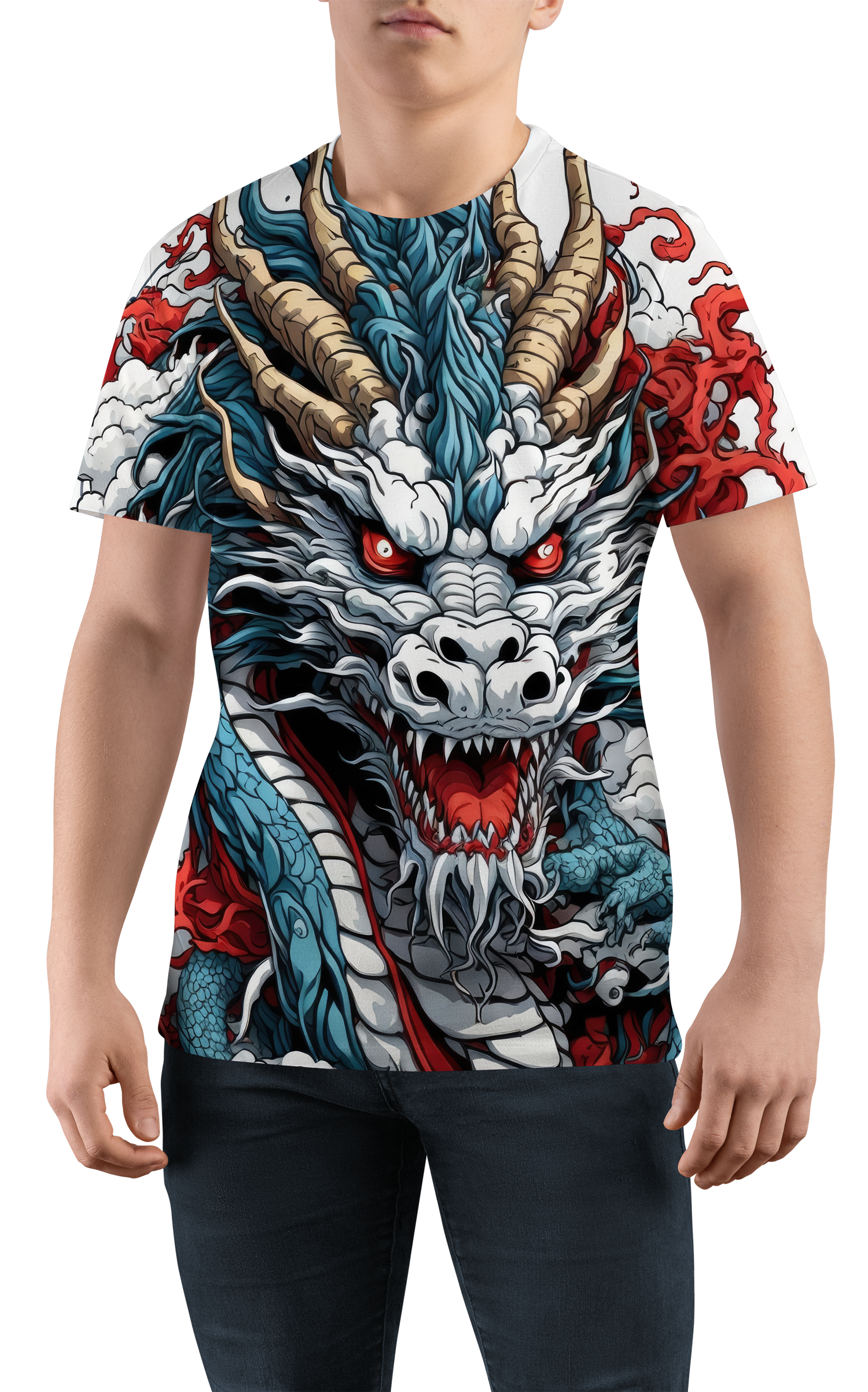Мъжка тениска Dragon Puff