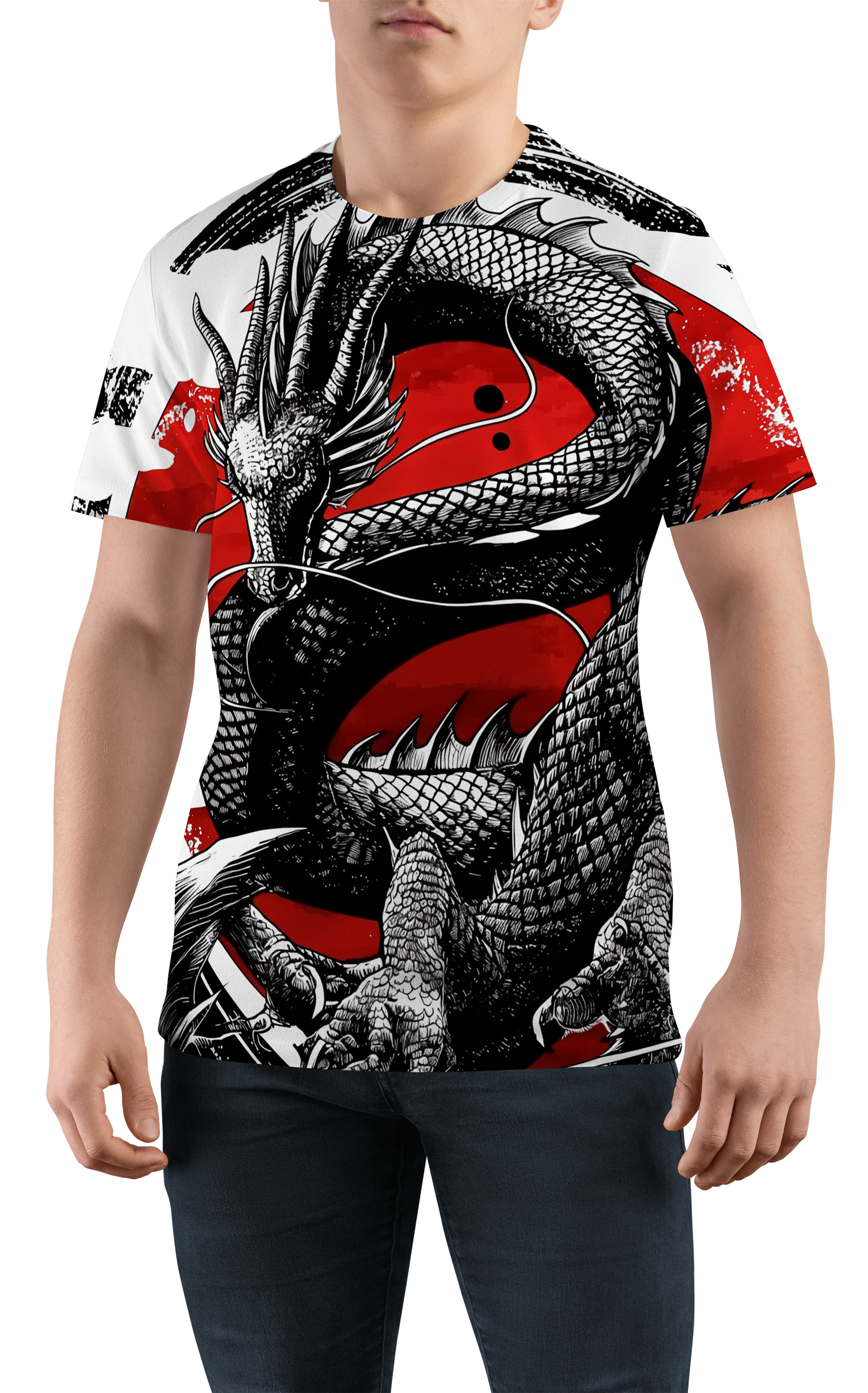 Мъжка тениска Dragon Red
