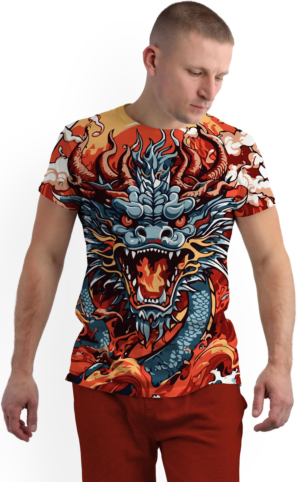 Мъжка тениска Dragon Fire