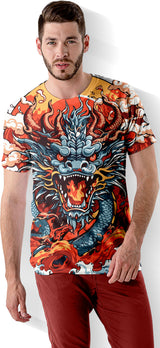 Мъжка тениска Dragon Fire