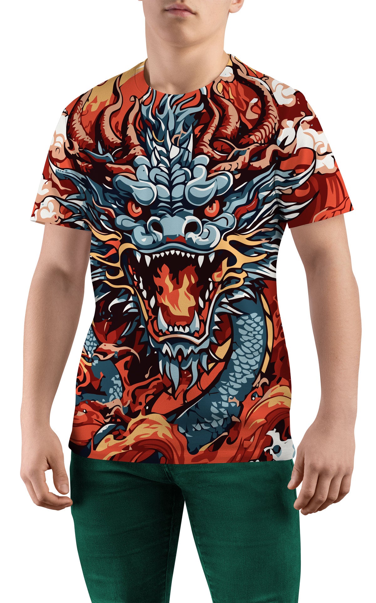 Мъжка тениска Dragon Fire