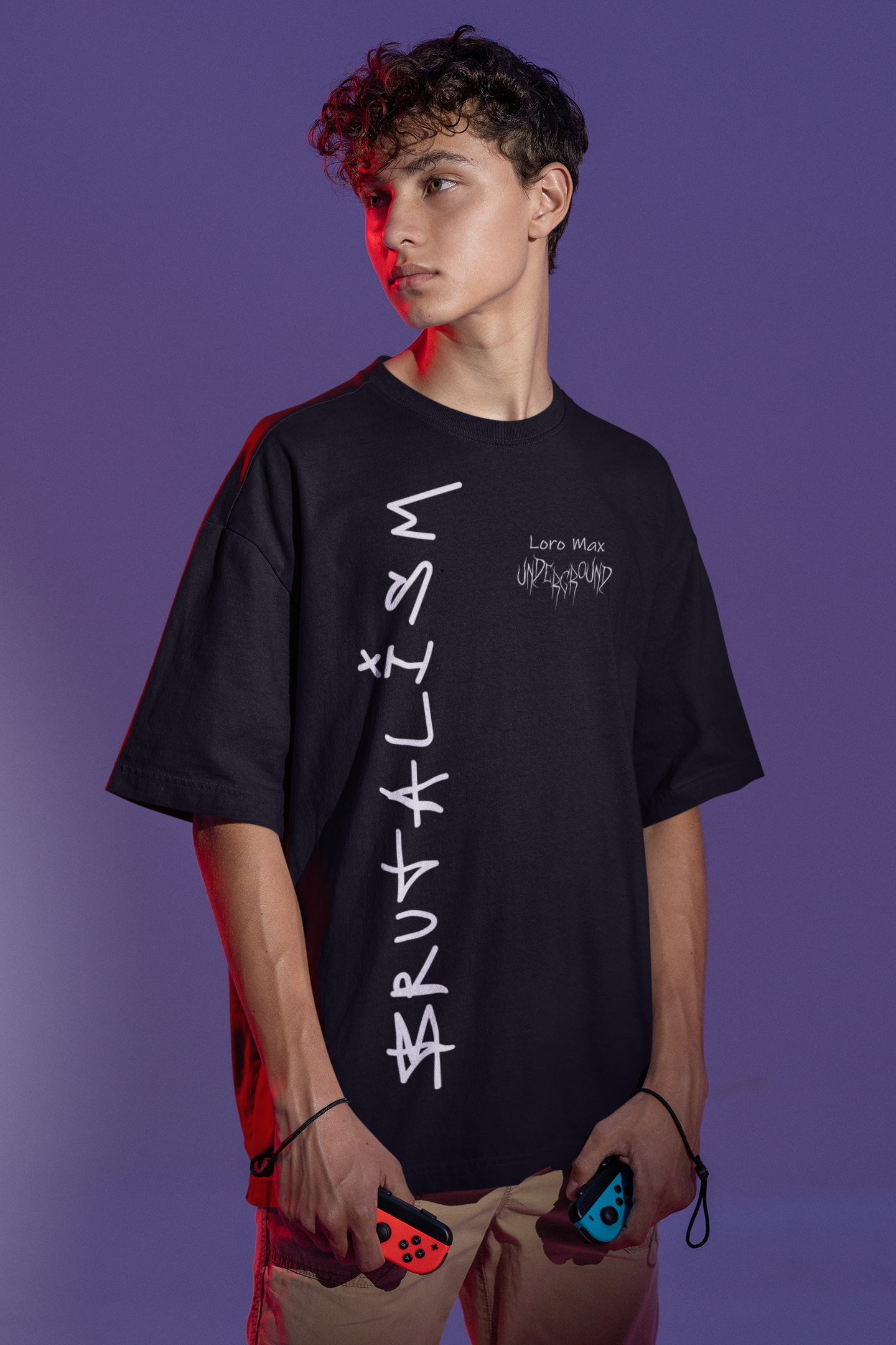 Oversize Мъжка тениска UNDERGROUND