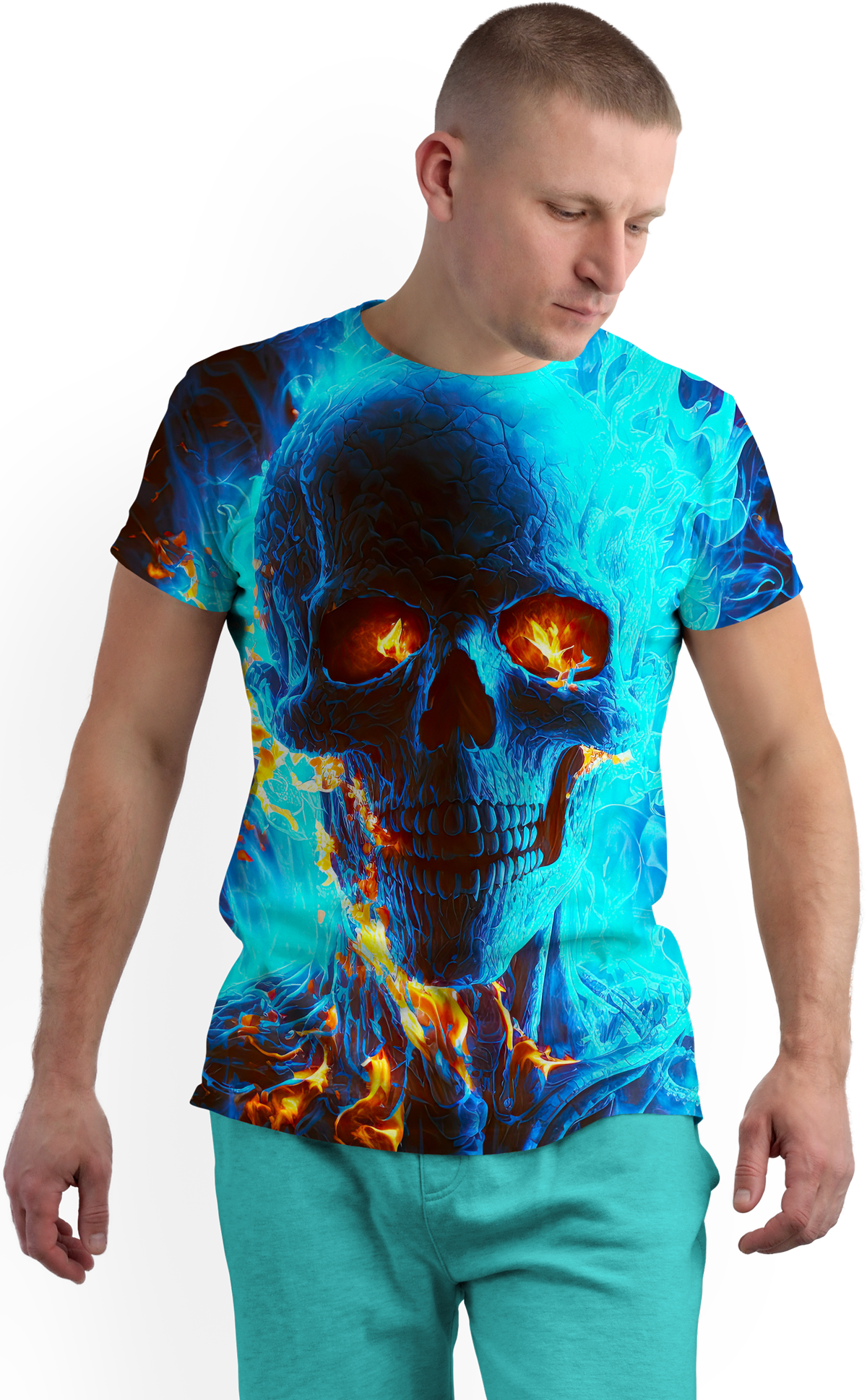 Мъжка тениска Ice Skull