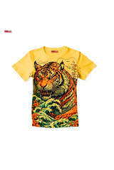 Дамска тениска Tiger Wave | Уникална щампа| loromax.com