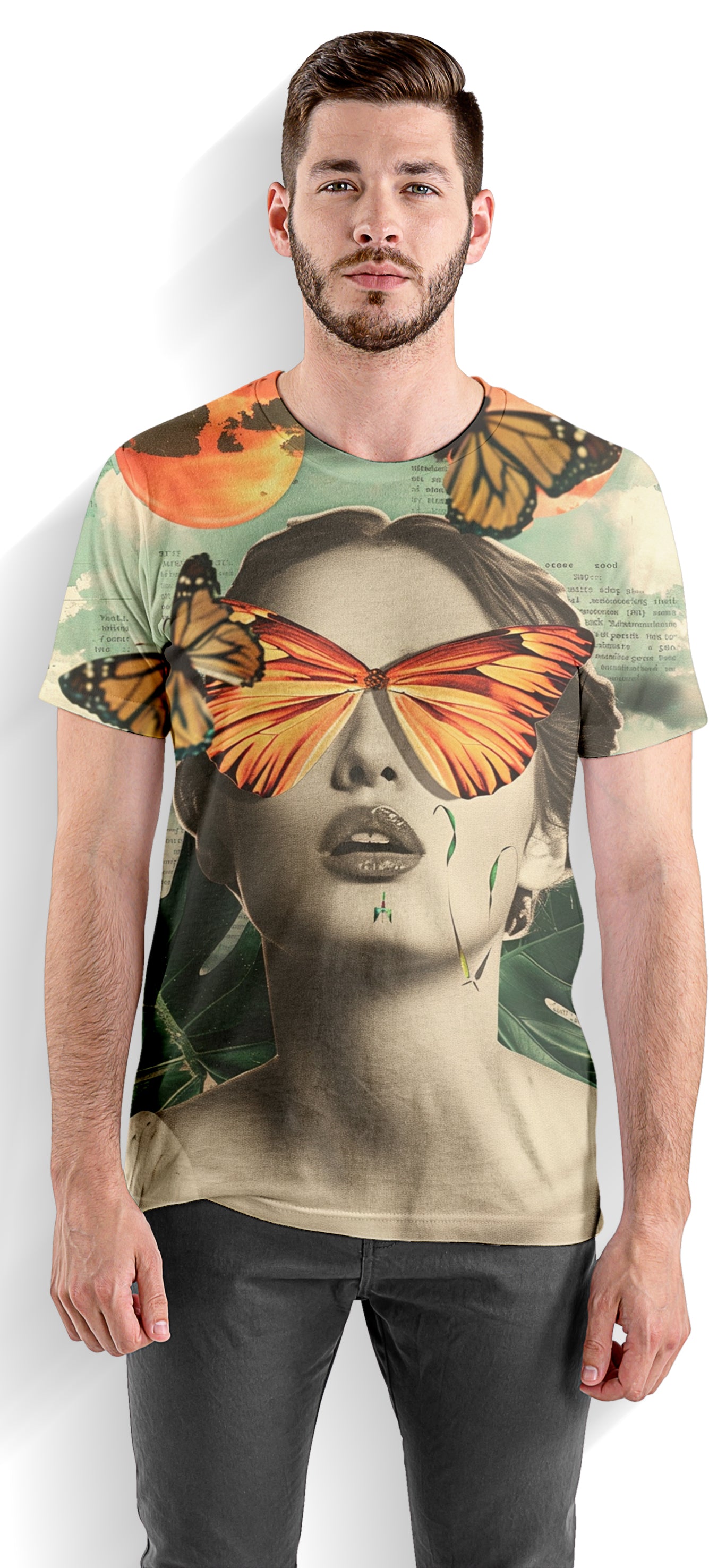 Мъжка тениска Butterfly