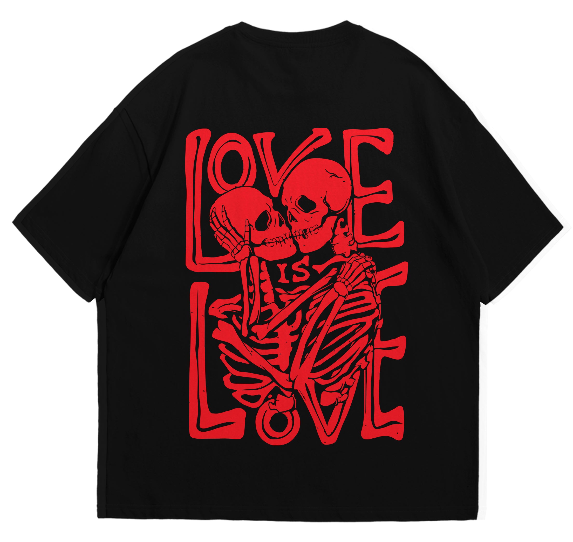 Oversize Мъжка тениска LOVE IS LOVE