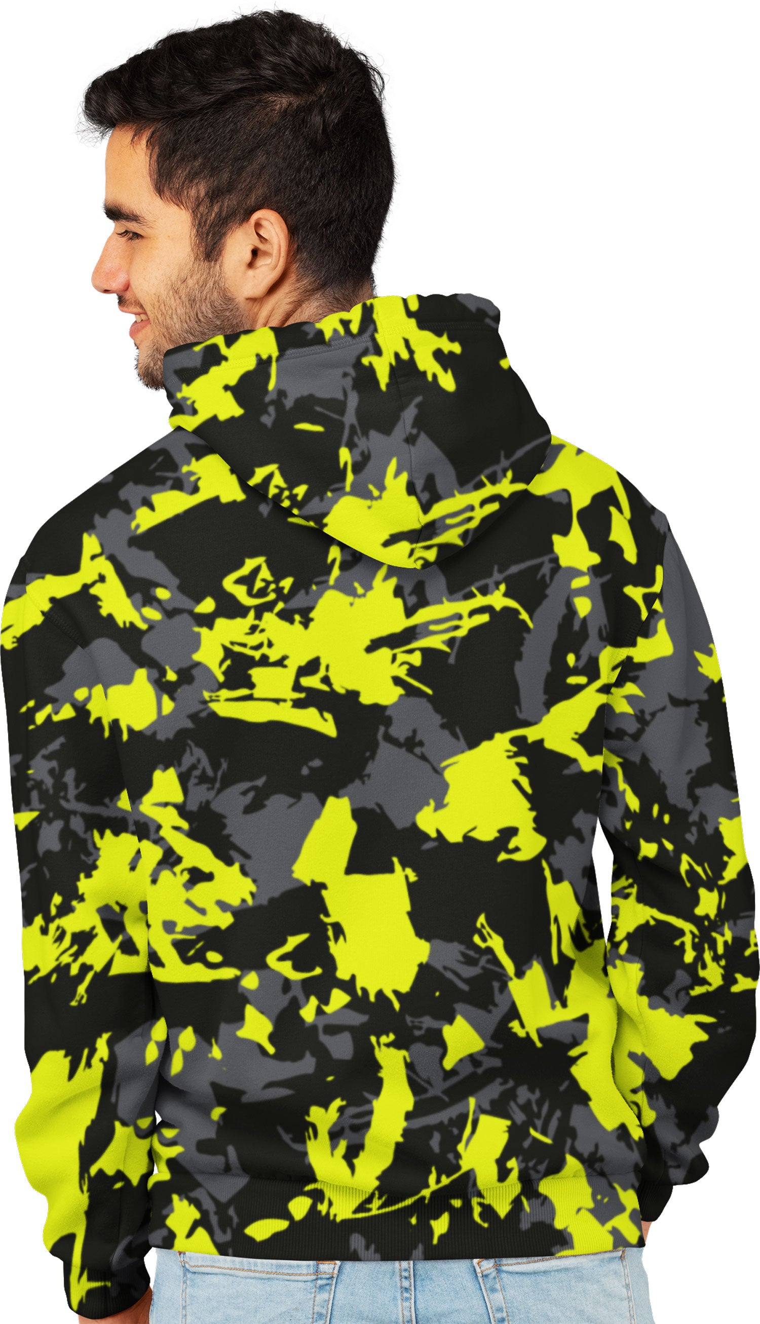 Мъжки суитшърт Yellow Camo