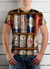 Мъжка тениска Beer Cans