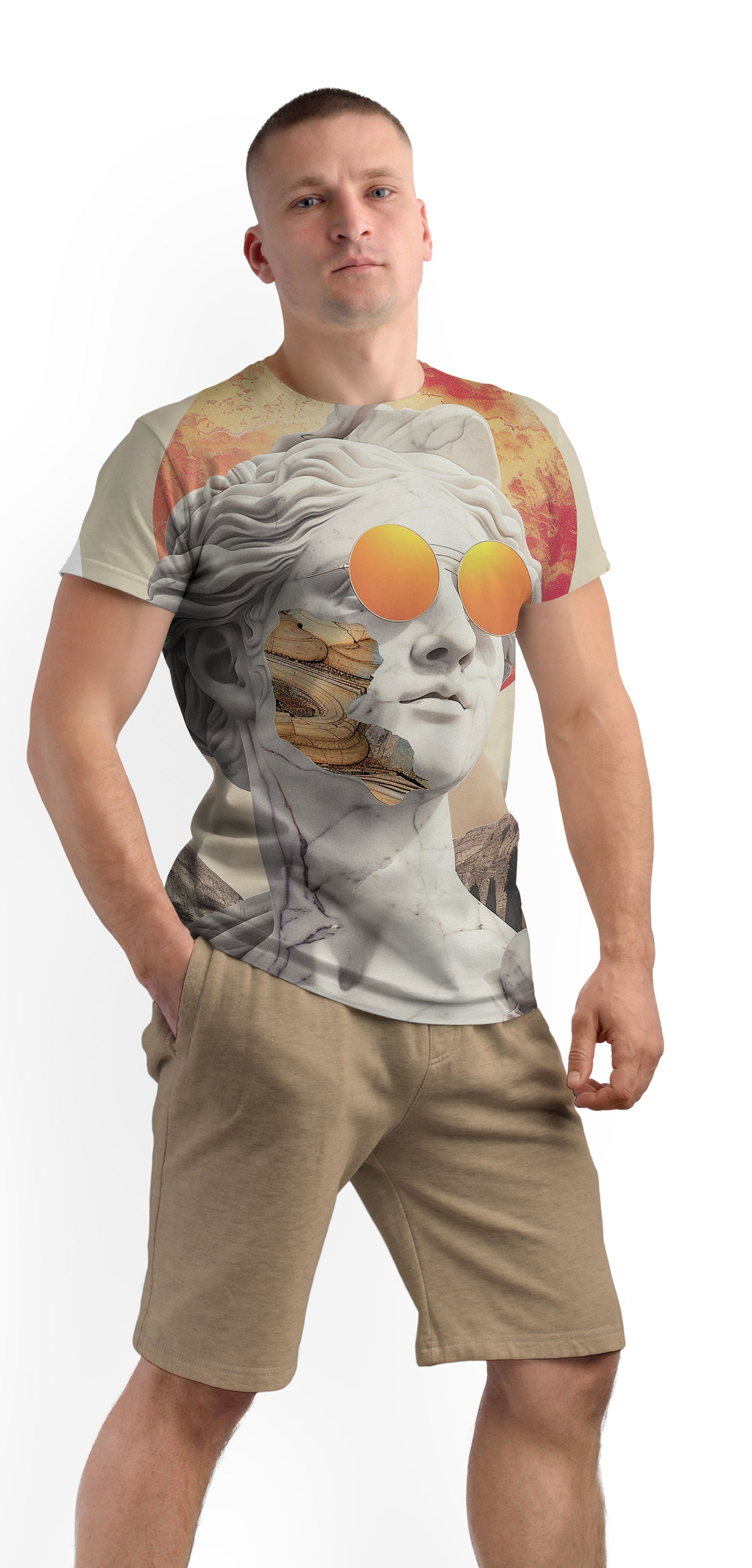 Мъжка тениска Очила