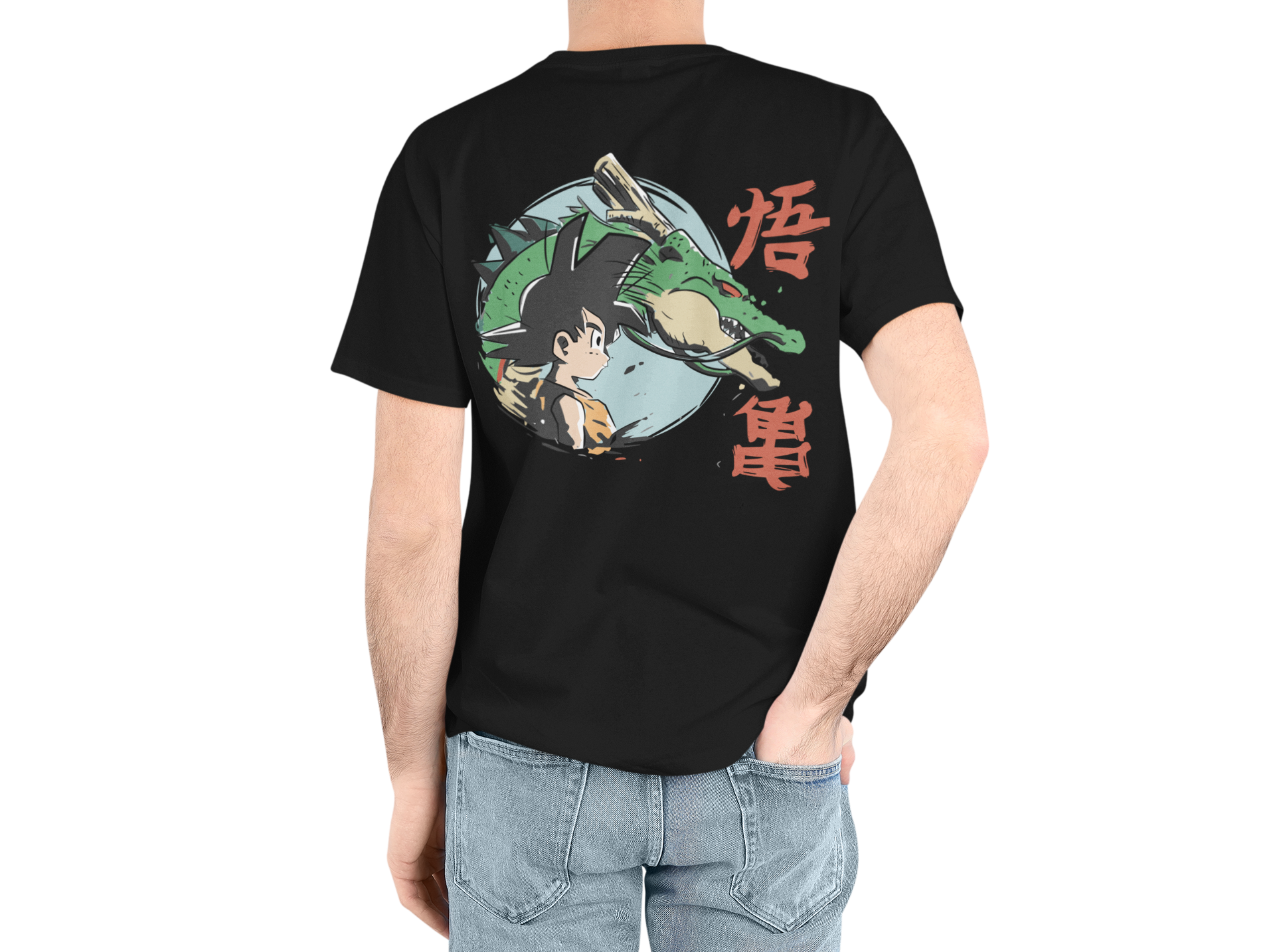 Мъжка тениска Dragon Kanji