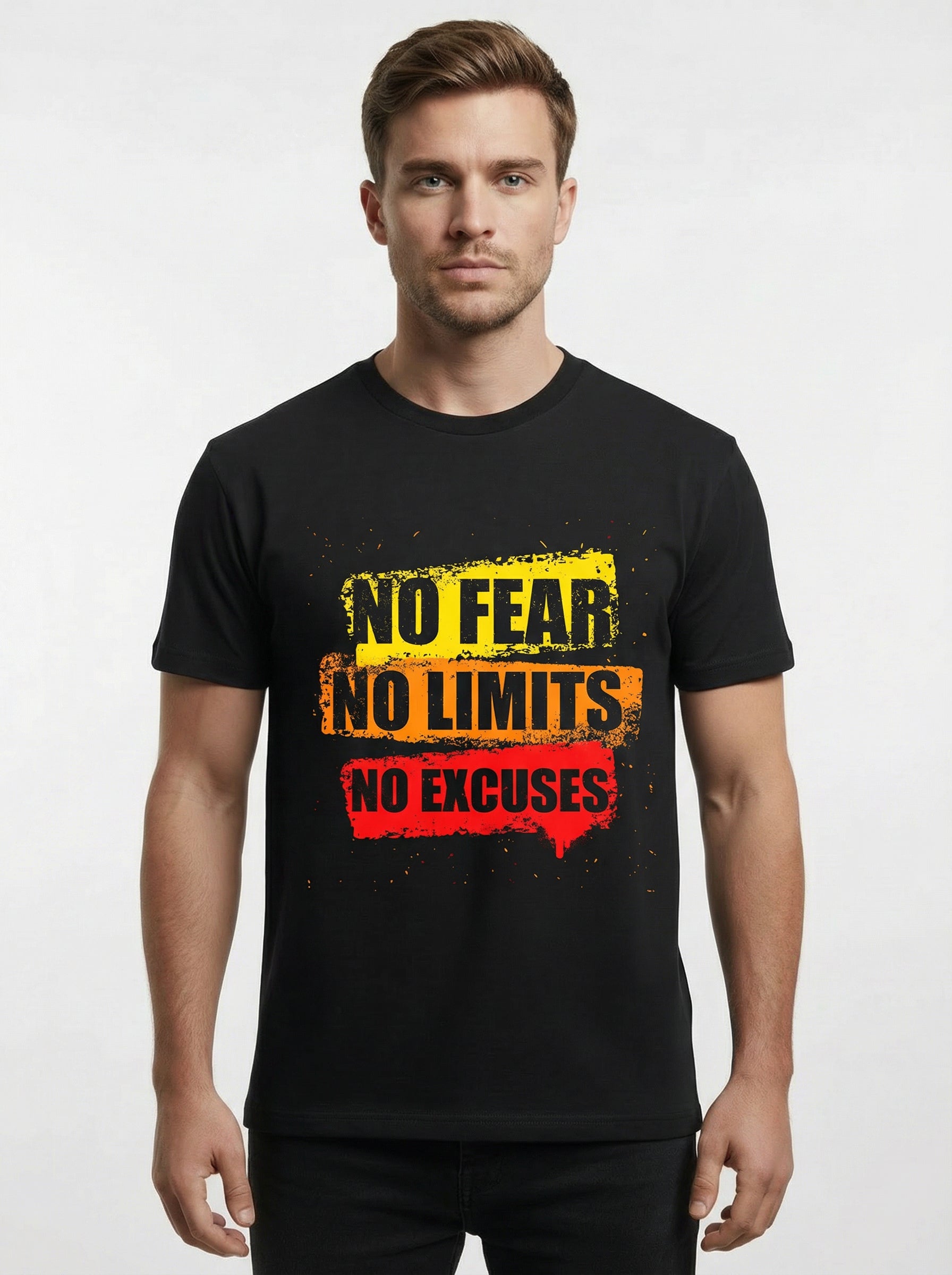 Men's T-shirt No excuses | Unique T-shirts | loromax.com