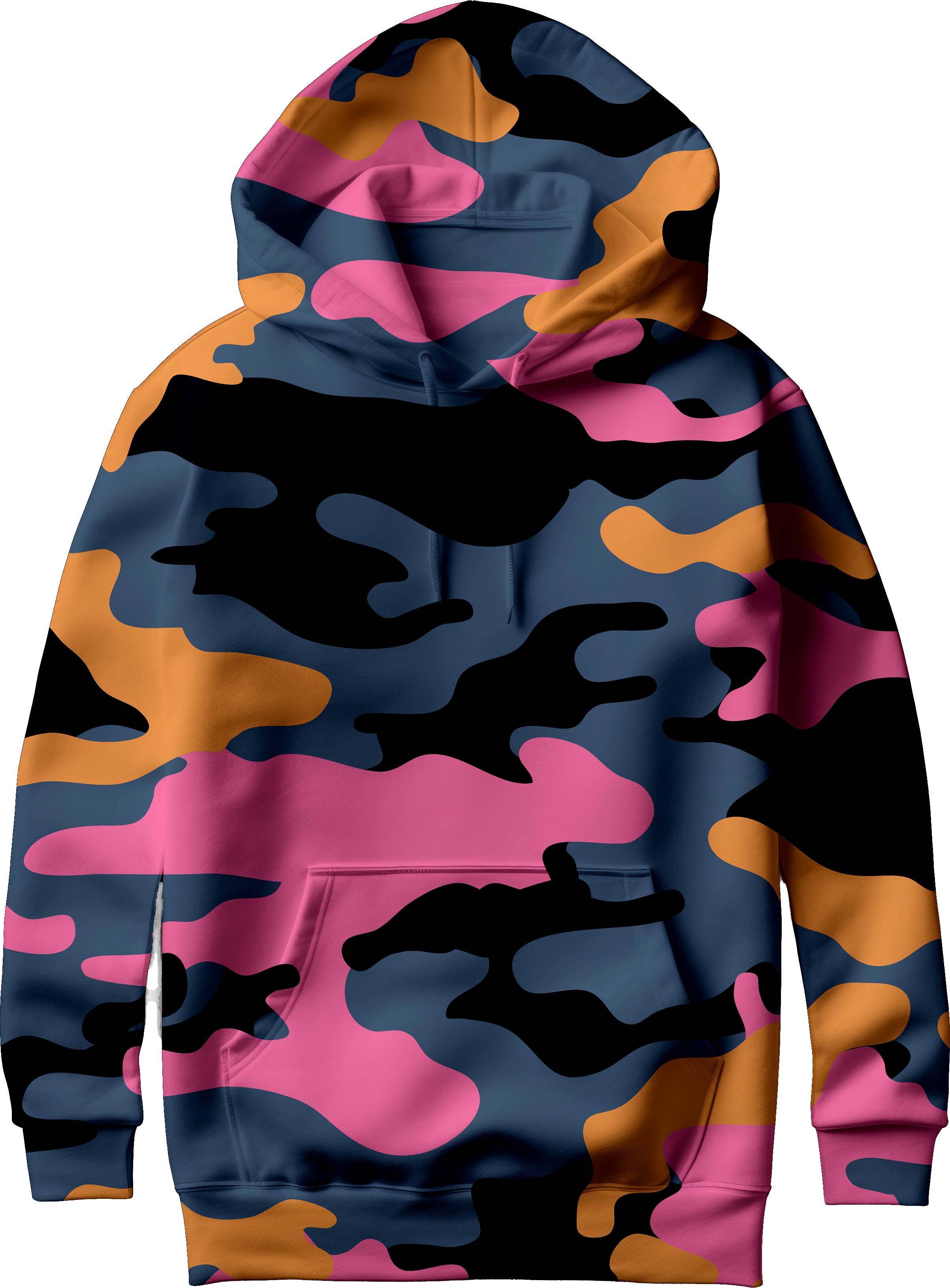 Мъжки суитшърт Orange Camouflage