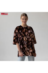 Дамска тениска oversize Coffee