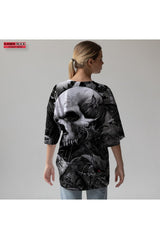 Дамска тениска oversize Hell Skull