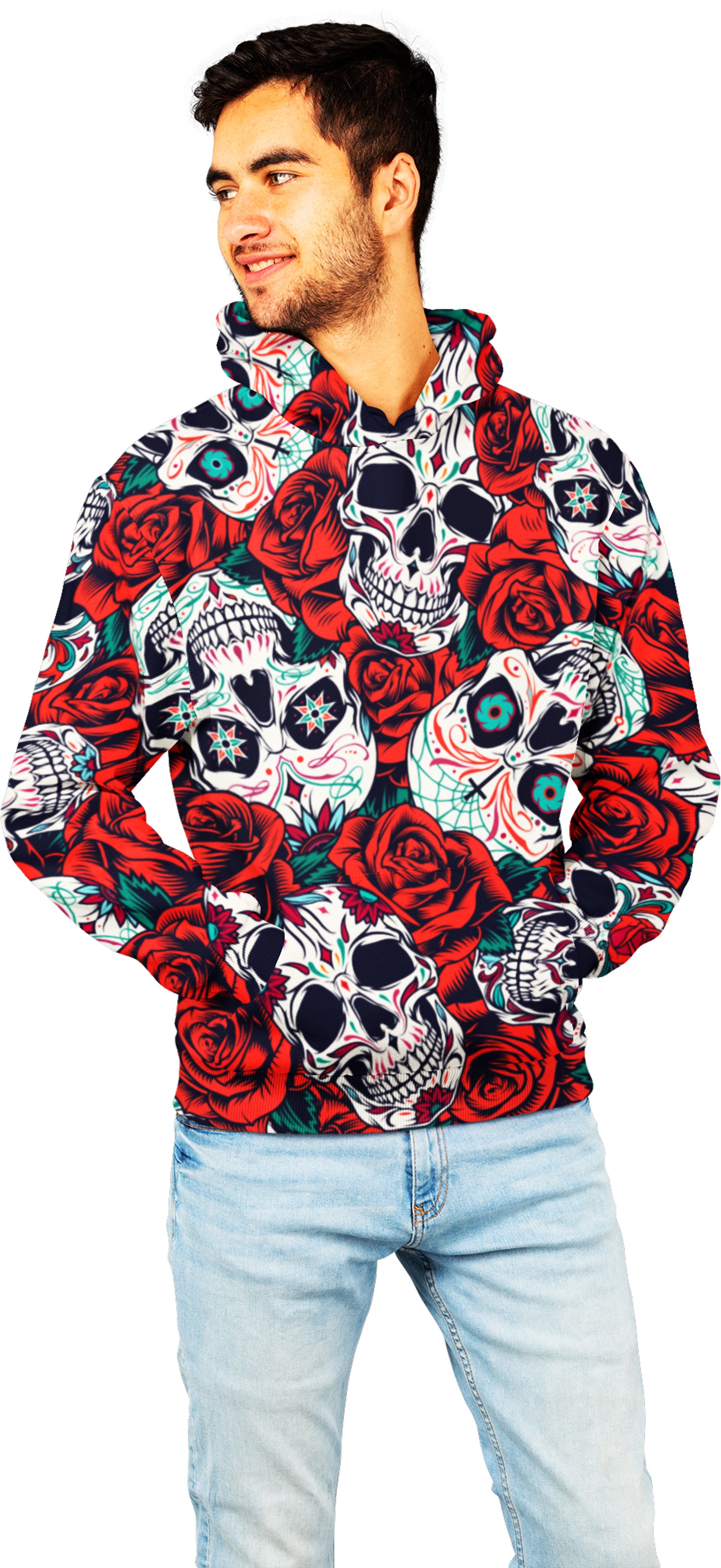 Мъжки суитшърт Skull and Roses
