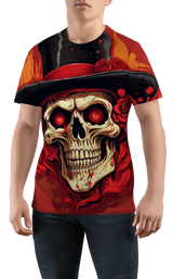 Мъжка тениска Skull Hat
