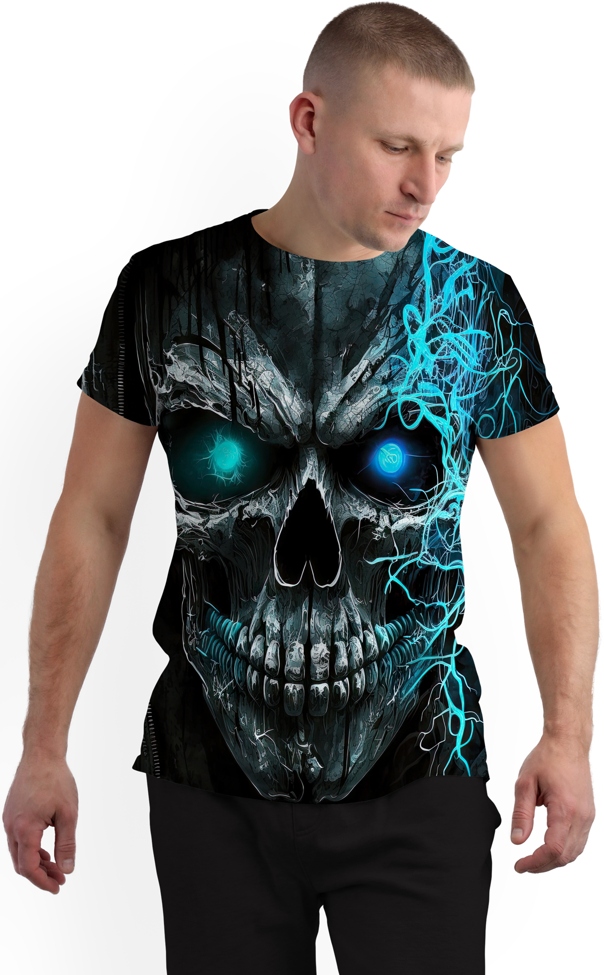 Men's T-shirt Skull Predator