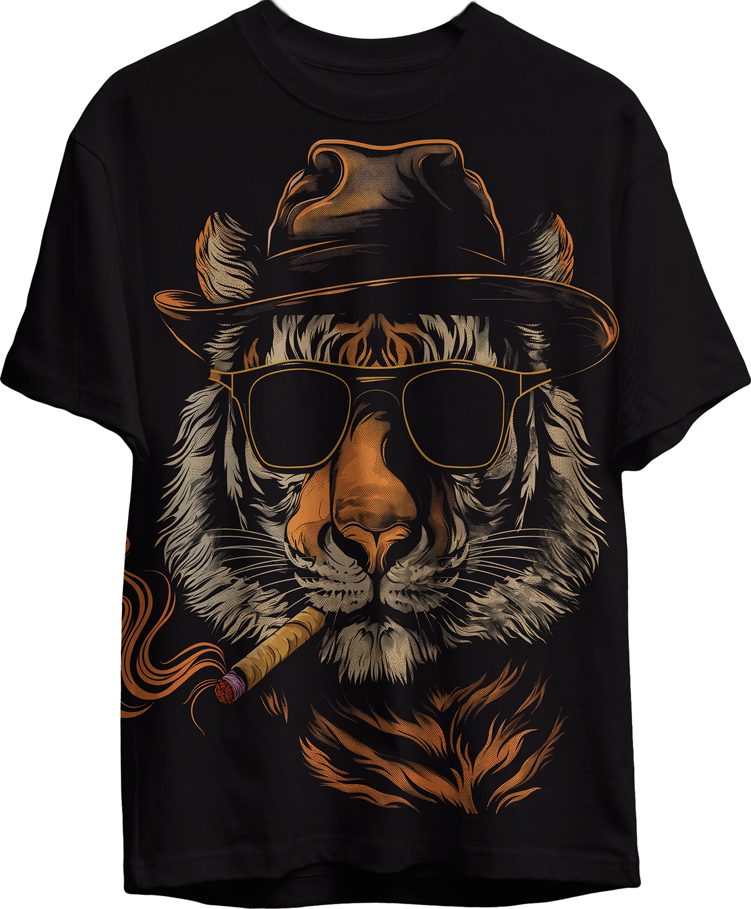 Men's T-shirt Tiger Face