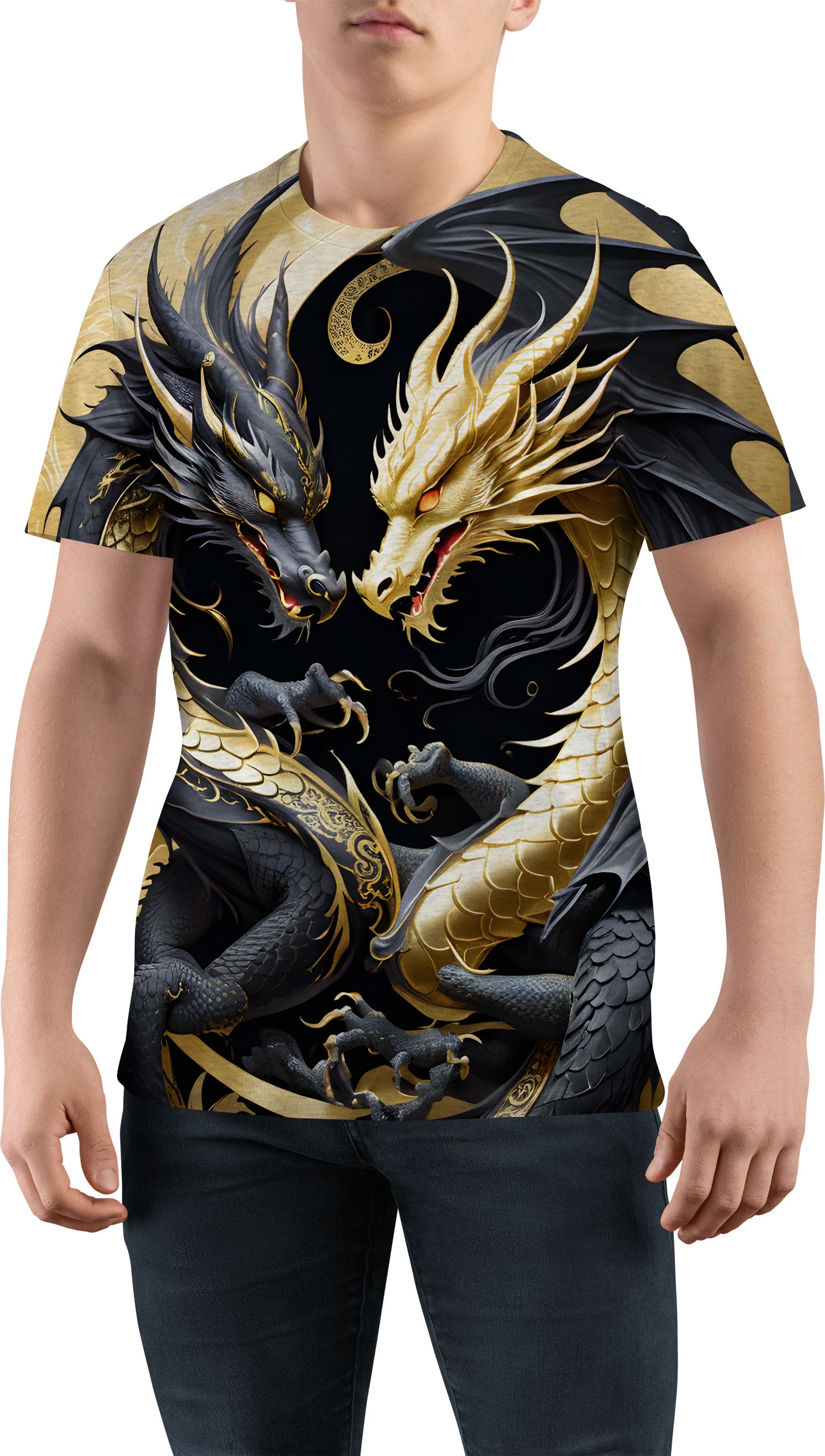Мъжка тениска Two Dragons