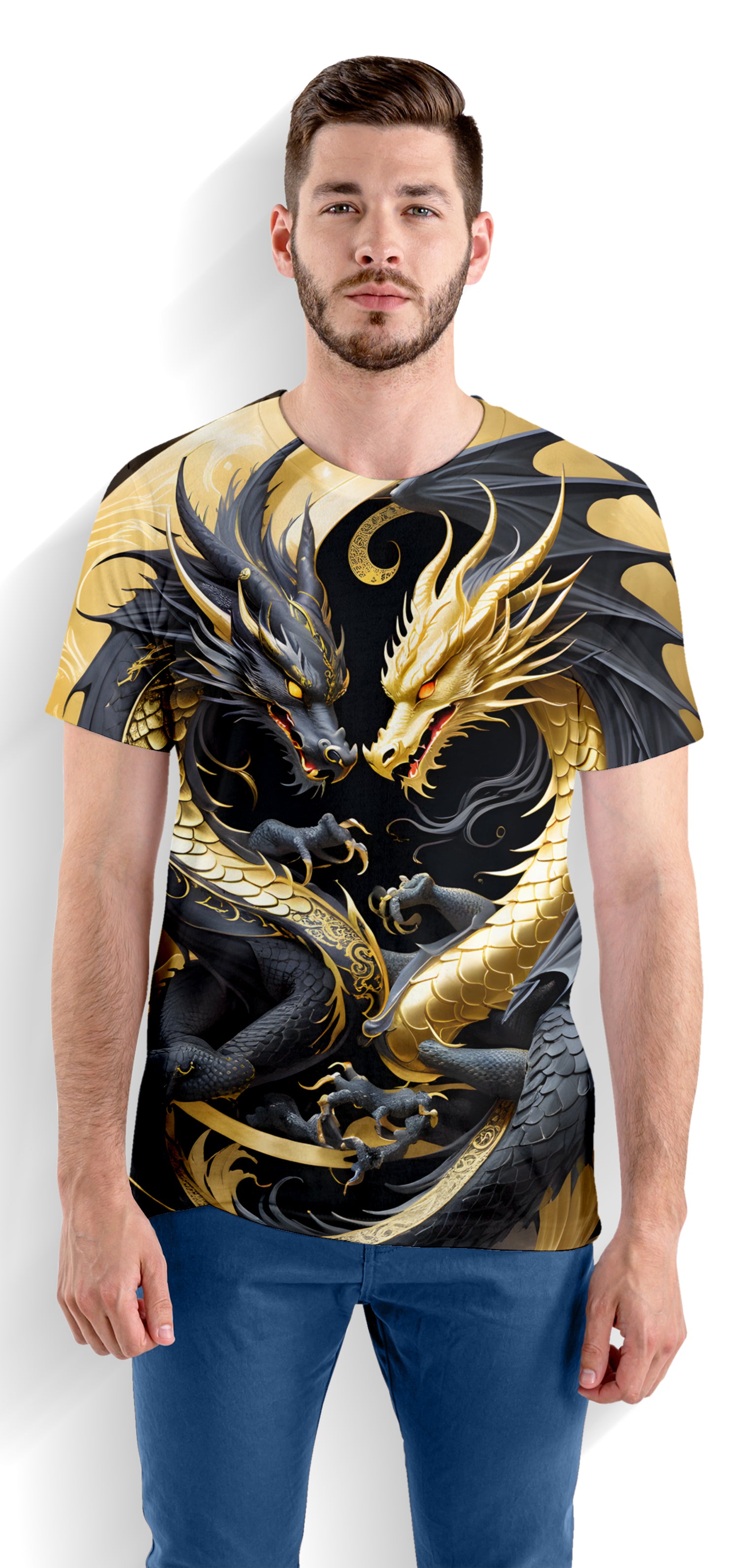 Мъжка тениска Two Dragons