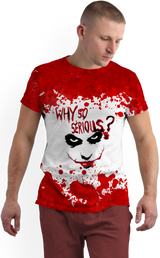 Men's T-shirt Joker Serious