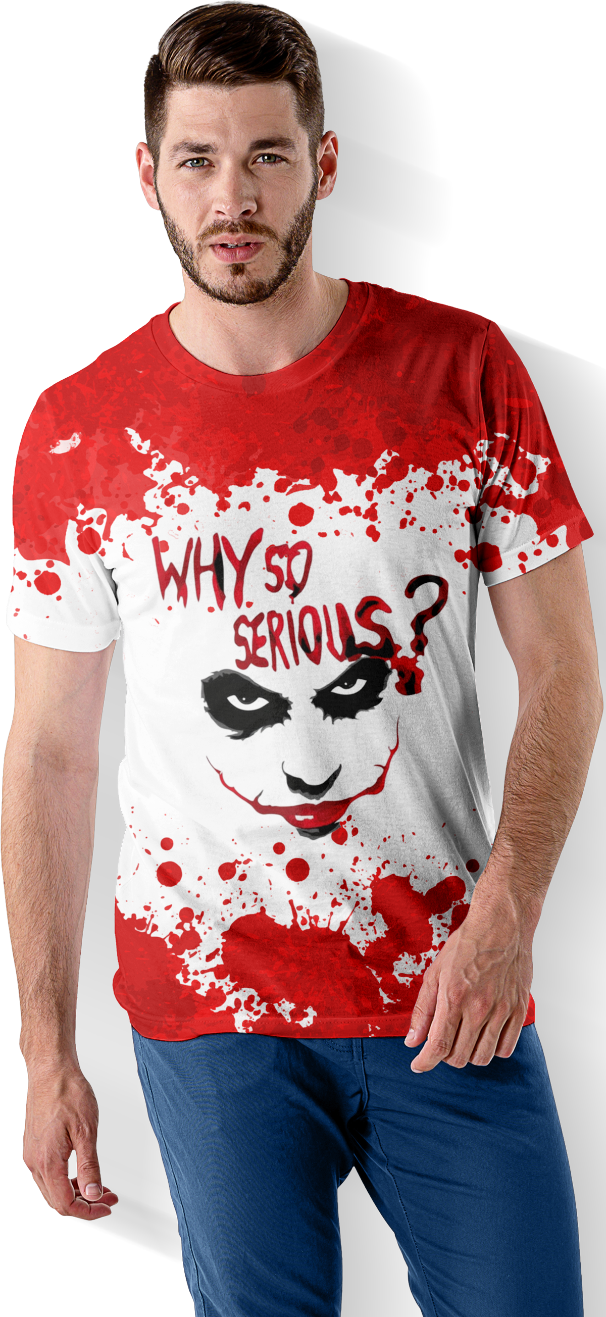 Men's T-shirt Joker Serious