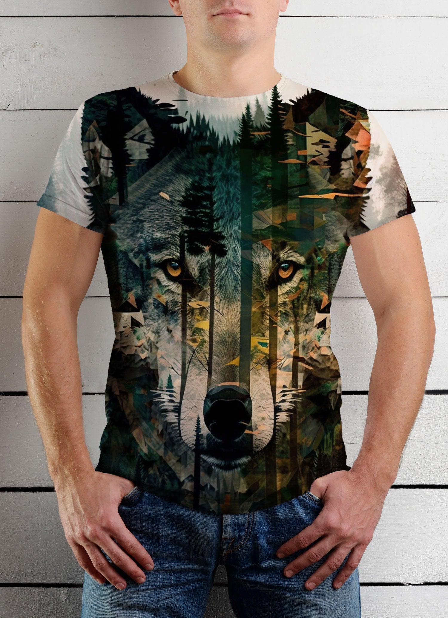 Мъжка тениска Wolf Eyes