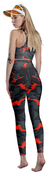 Клин и топ Red Camo
