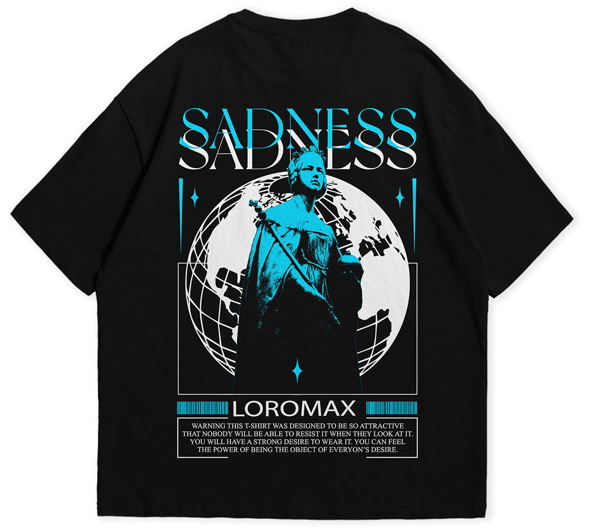 Oversize Мъжка тениска SADNESS