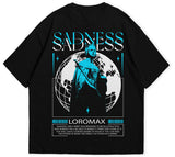Oversize Мъжка тениска SADNESS