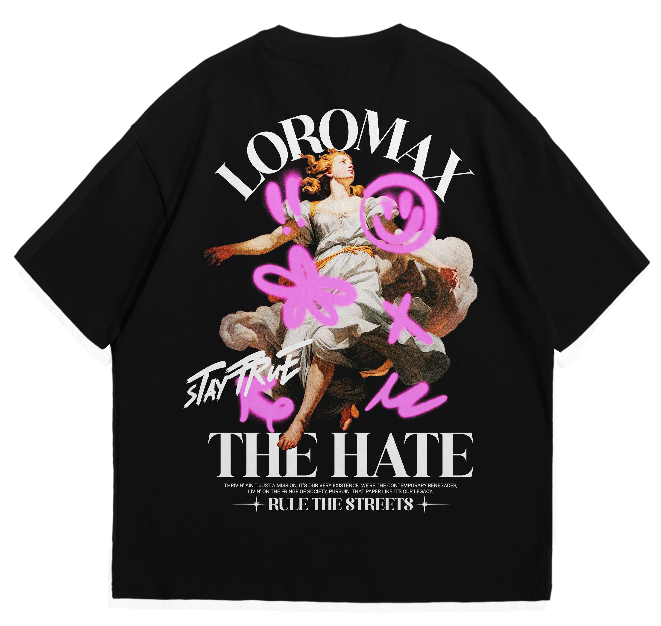 Oversize Мъжка тенискаThe Hate