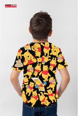 Детска тениска за момче Winnie the Pooh black
