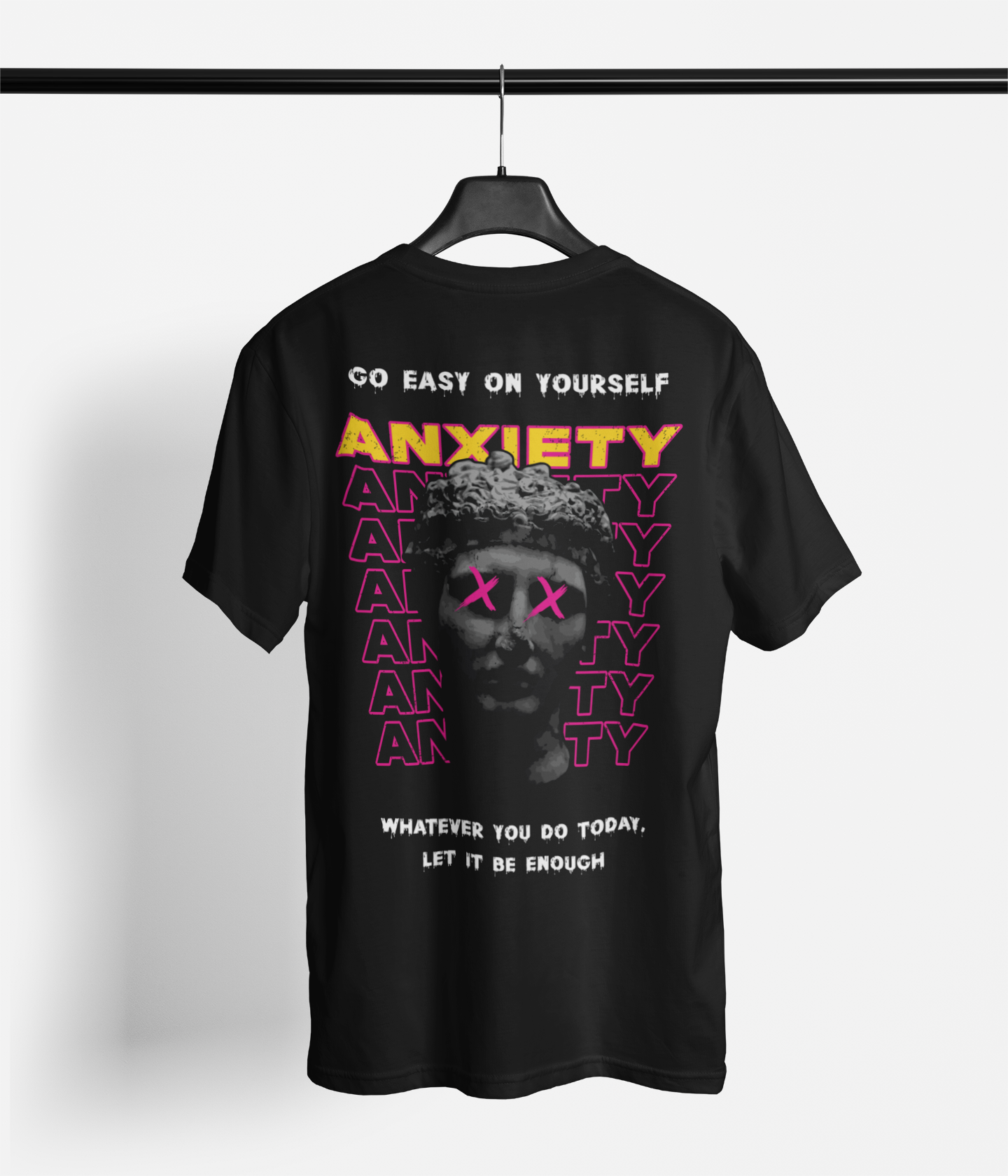 Oversize Мъжка тениска Anxiety
