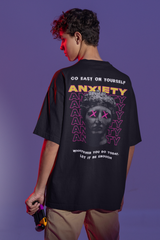 Oversize Мъжка тениска Anxiety
