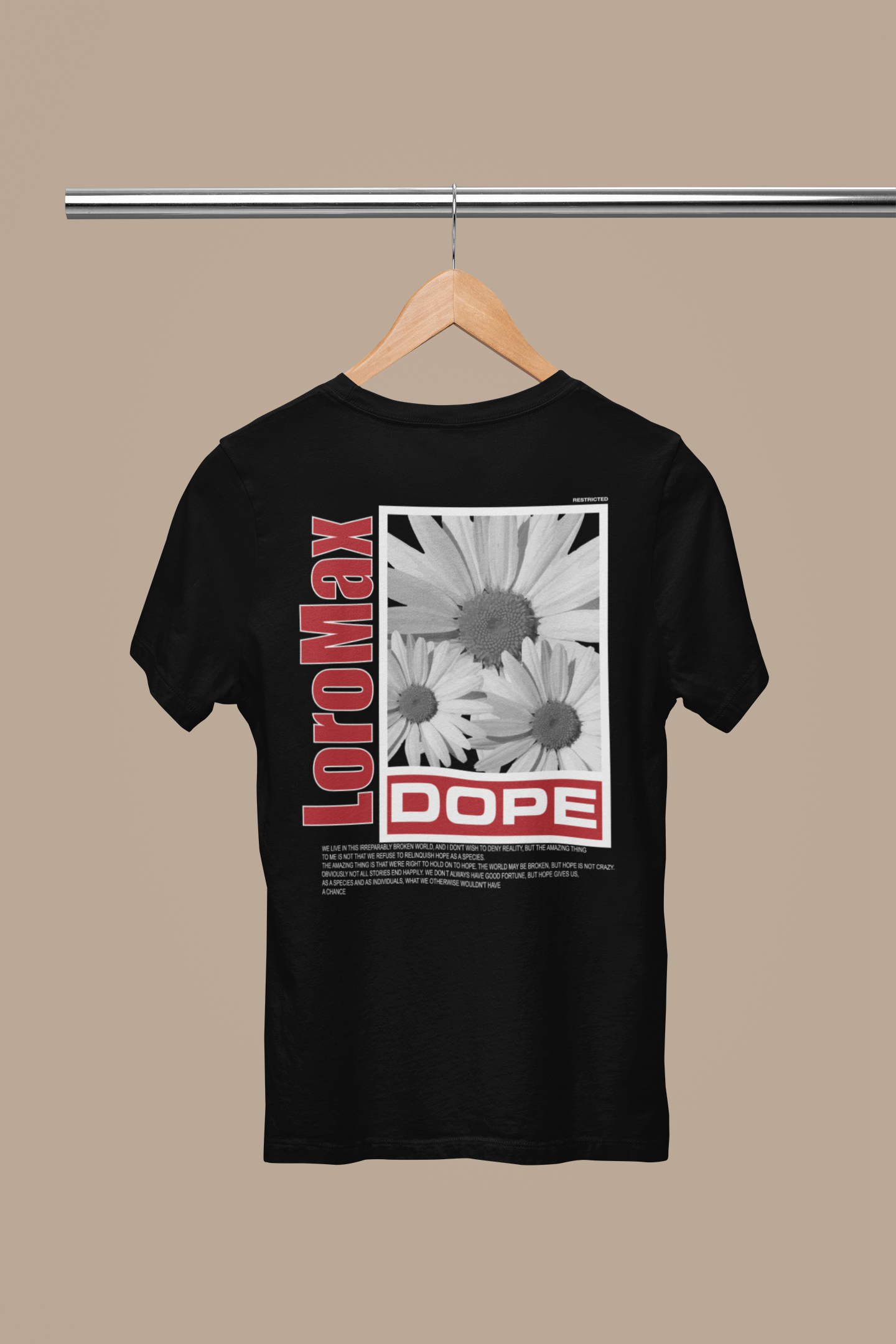 Дамска тениска oversize DOPE