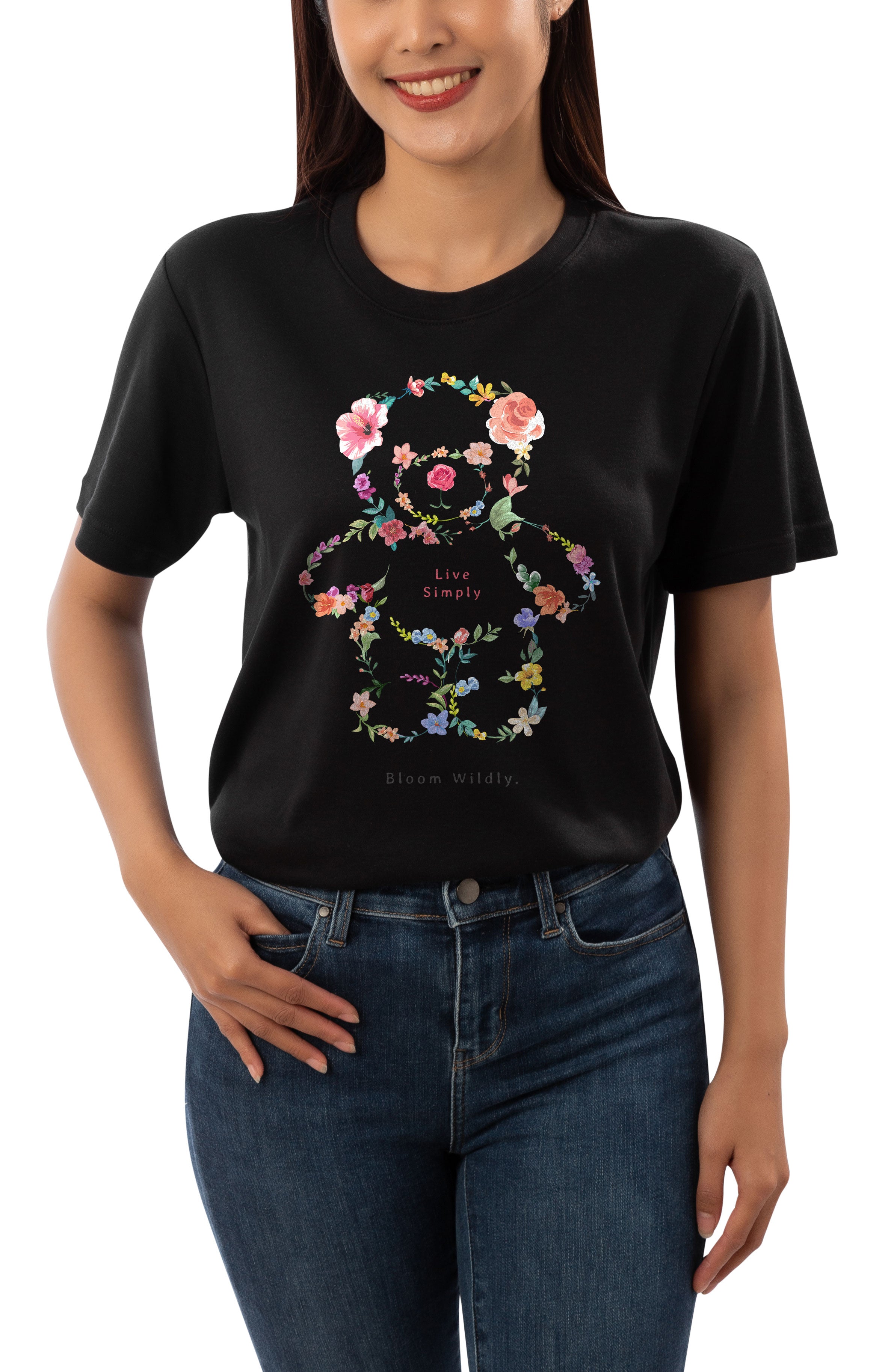 Дамска тениска FLOWER BEAR
